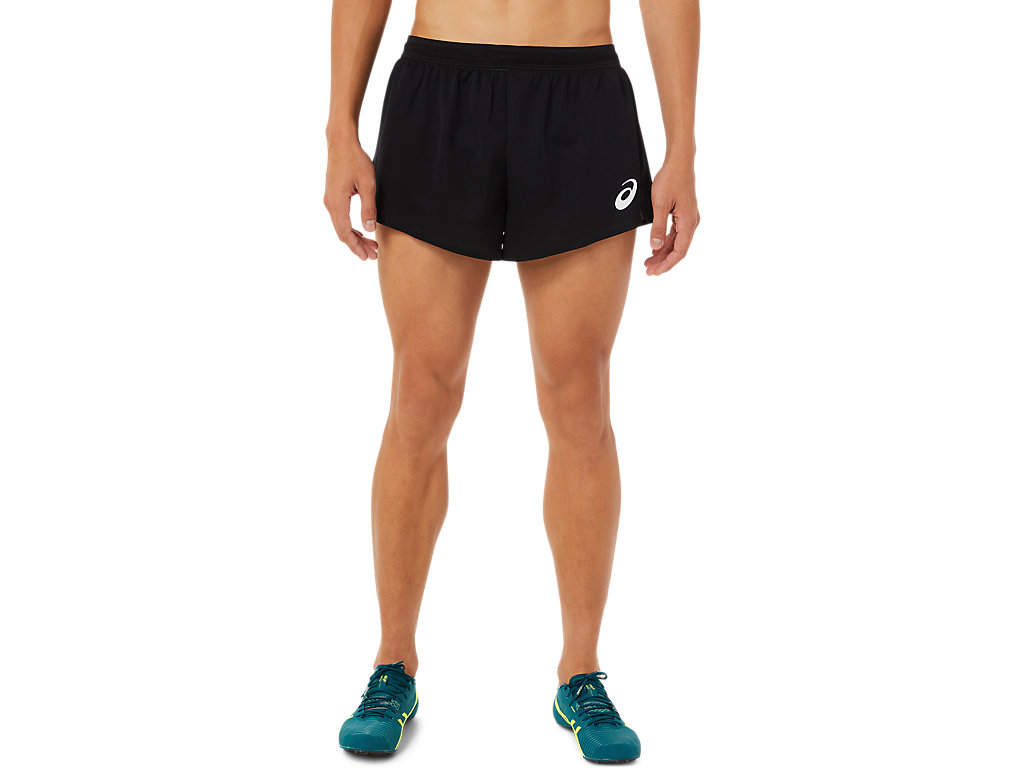 Men's Asics Light Knit Shorts Black | 5691-NVHKE