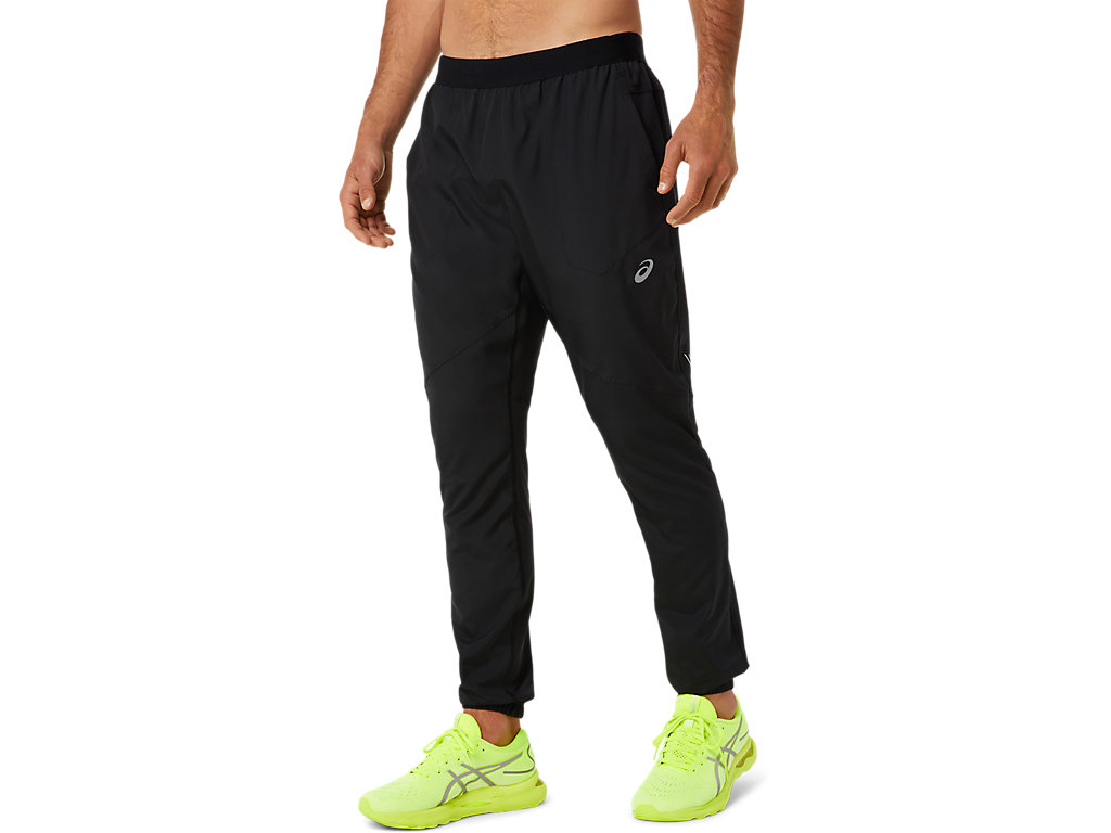 Men's Asics Lite-Show Pants Black | 7802-LRIVT