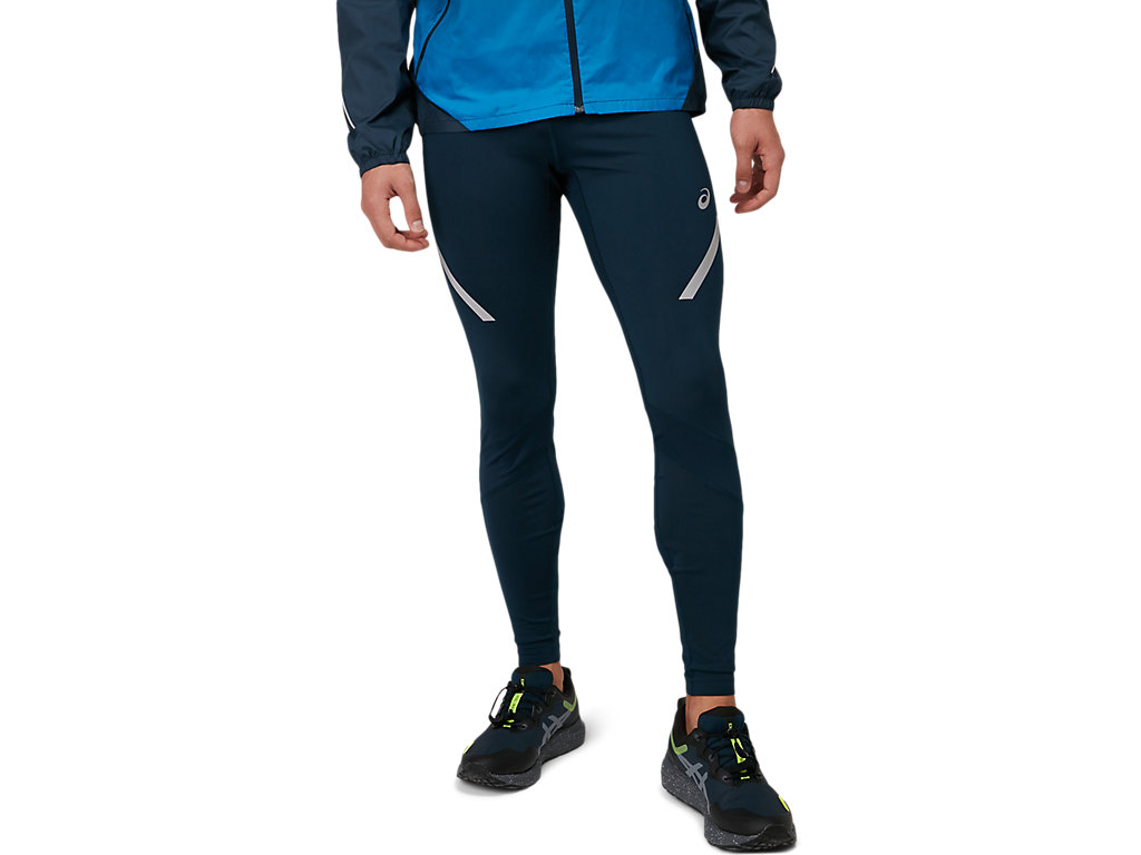 Men's Asics Lite-Show Pants Blue | 5412-LECTN