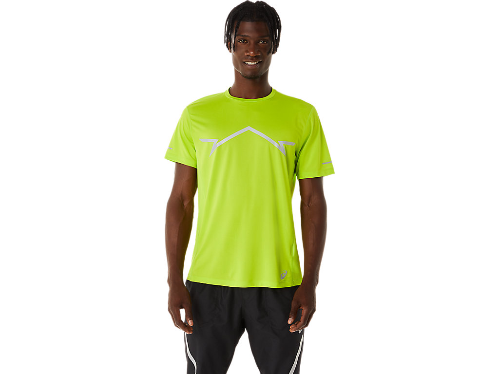 Men's Asics Lite-Show Sleeve T Shirts Light Green | 0567-ROJMC