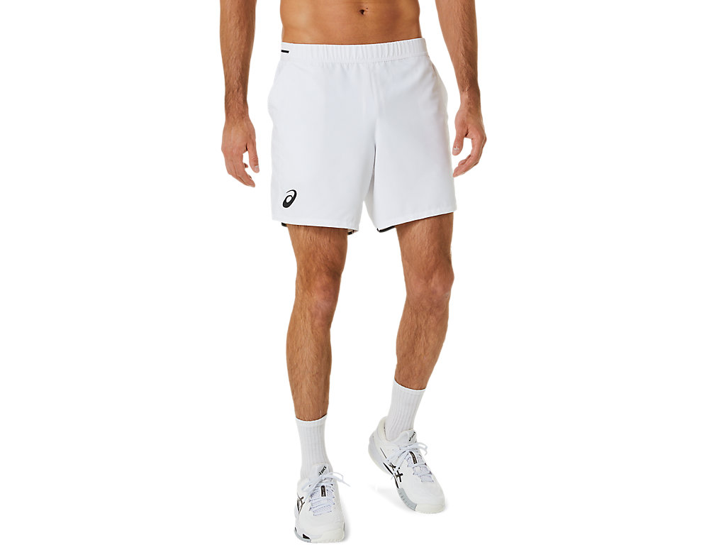 Men's Asics Match 7in Shorts White | 1370-XPUQK