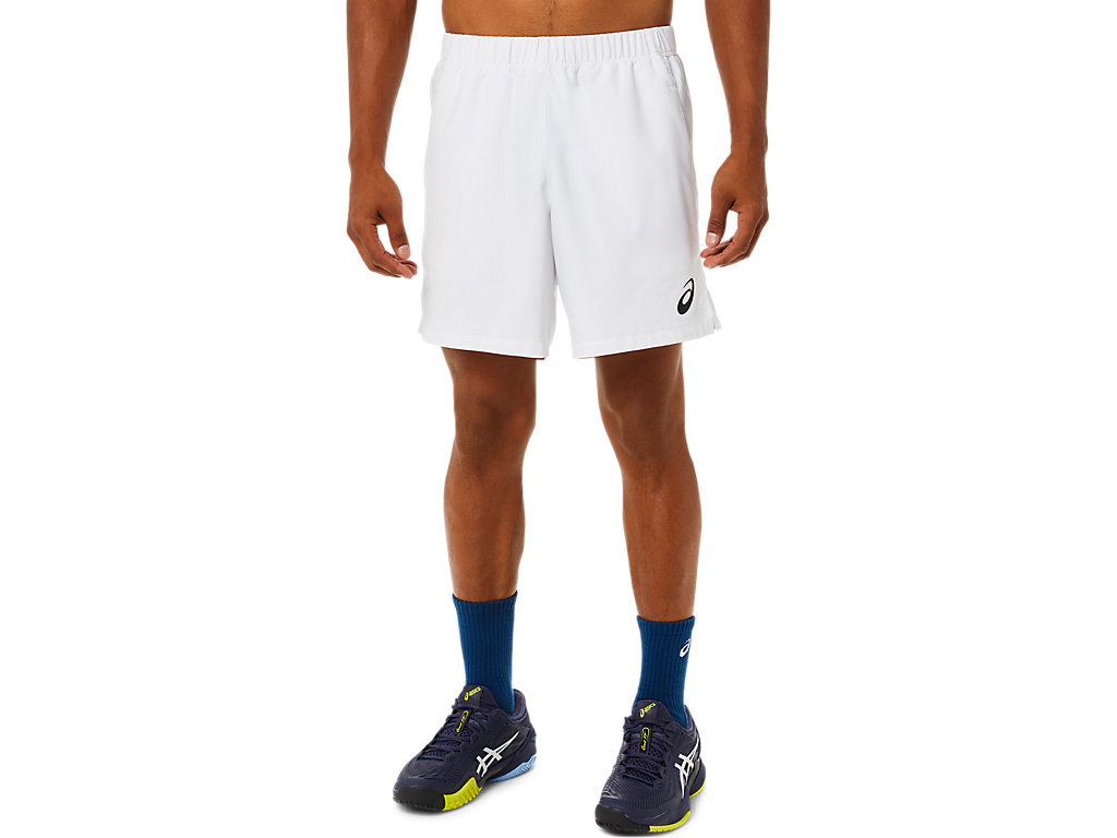 Men's Asics Match 7in Shorts White | 4289-LVWPH