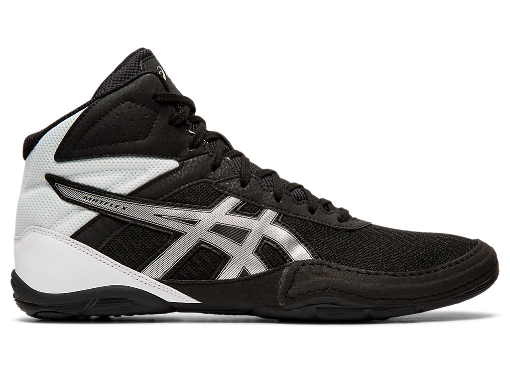 Men's Asics Matflex 6 Wrestling Shoes Black / Silver | 0236-MICNE