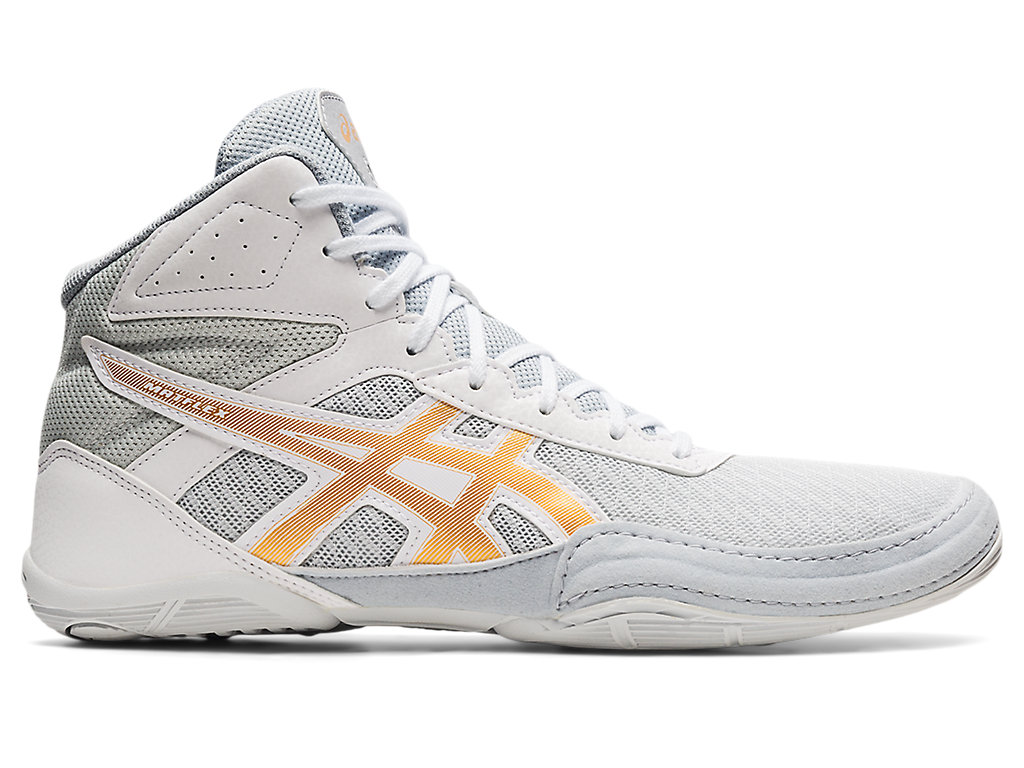 Men's Asics Matflex 6 Wrestling Shoes Grey / Gold | 9387-GVHXB