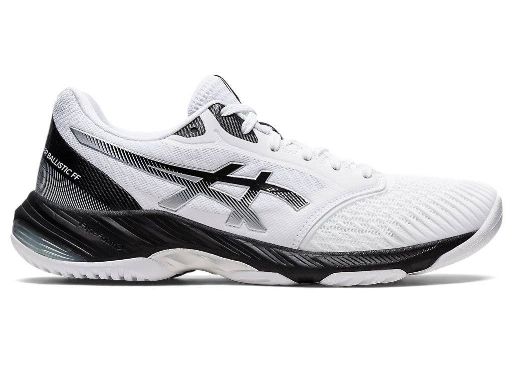 Men's Asics Netburner Ballistic Ff 3 Volleyball Shoes White / Black | 7053-XACFZ