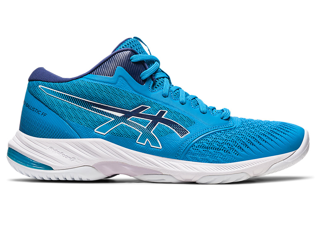 Men's Asics Netburner Ballistic Ff Mt 3 Volleyball Shoes Blue / Indigo Blue | 1590-VZPHG