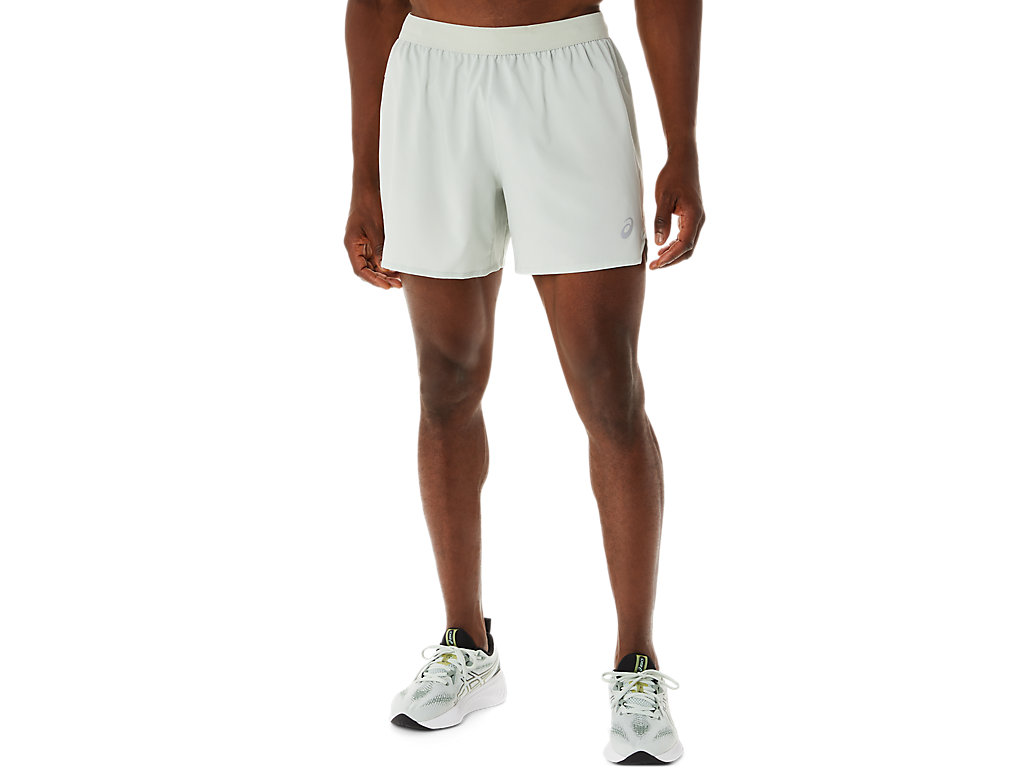 Men's Asics Road 5in Shorts Light Olive | 2168-NCQIO