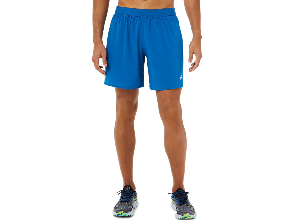 Men's Asics Road 7in Shorts Blue | 0967-VEXGM