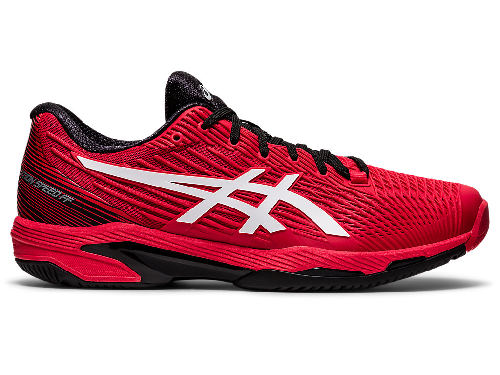 Men's Asics Solution Speed Ff Tennis Shoes Red / White | 4302-MLKRN