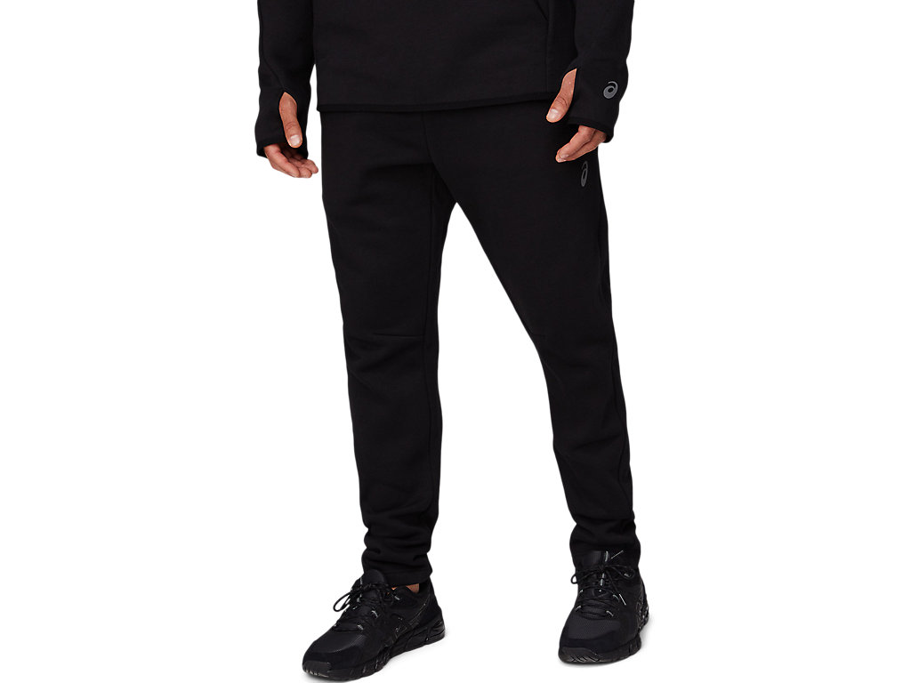 Men's Asics Thermal Pants Black | 3412-EIYUZ