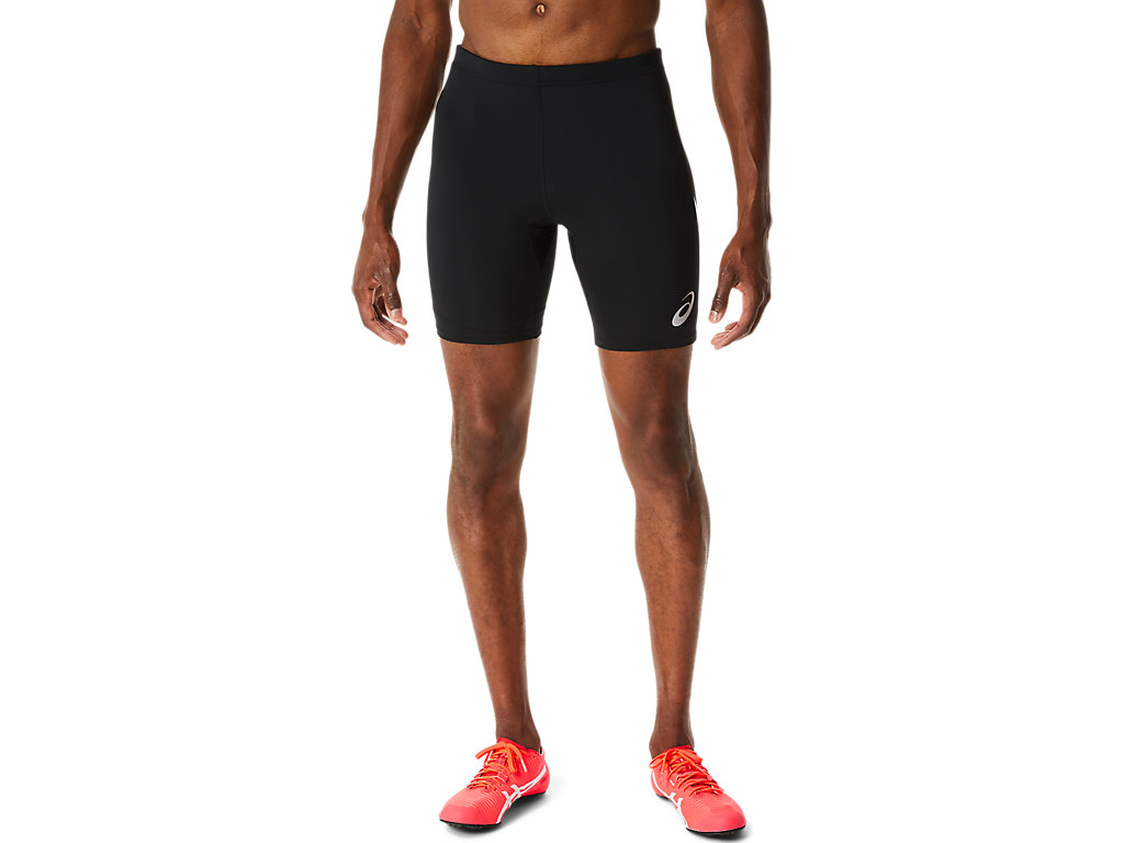 Men's Asics Track Sprinter Shorts Black | 5438-IHSBZ