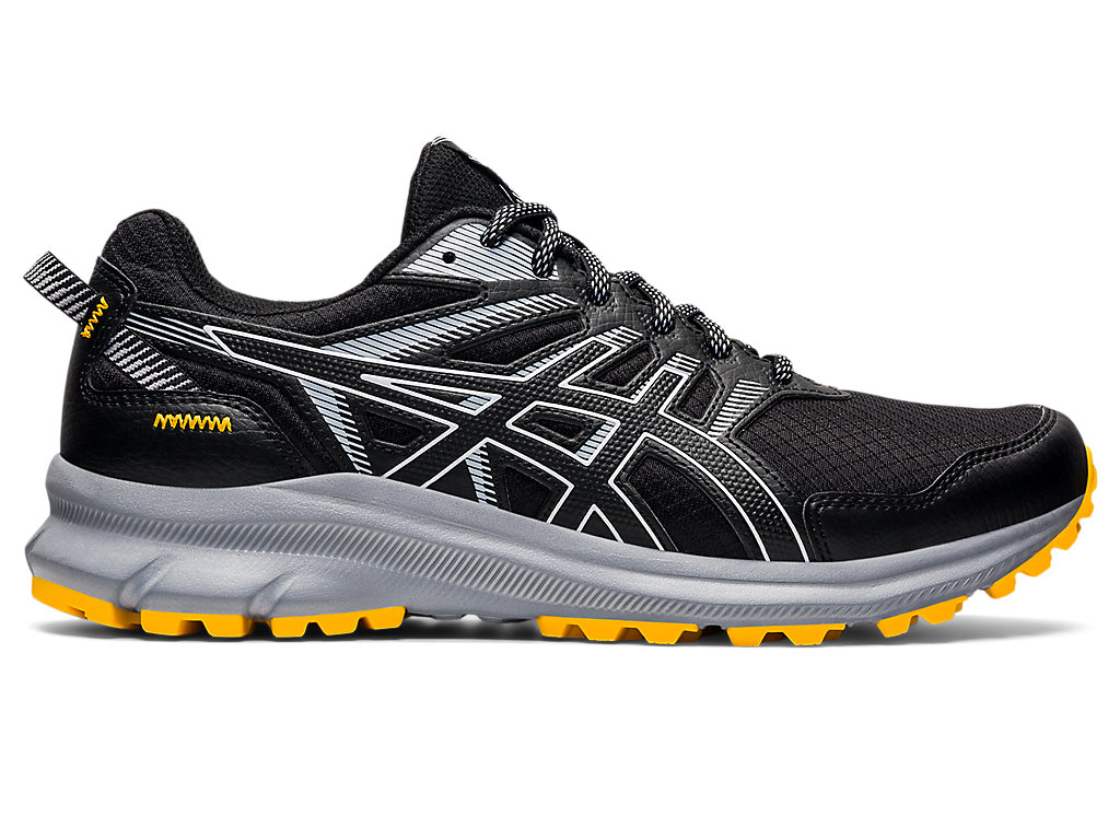 Men's Asics Trail Scout 2 Trail Running Shoes Black / White | 1634-RBDVM