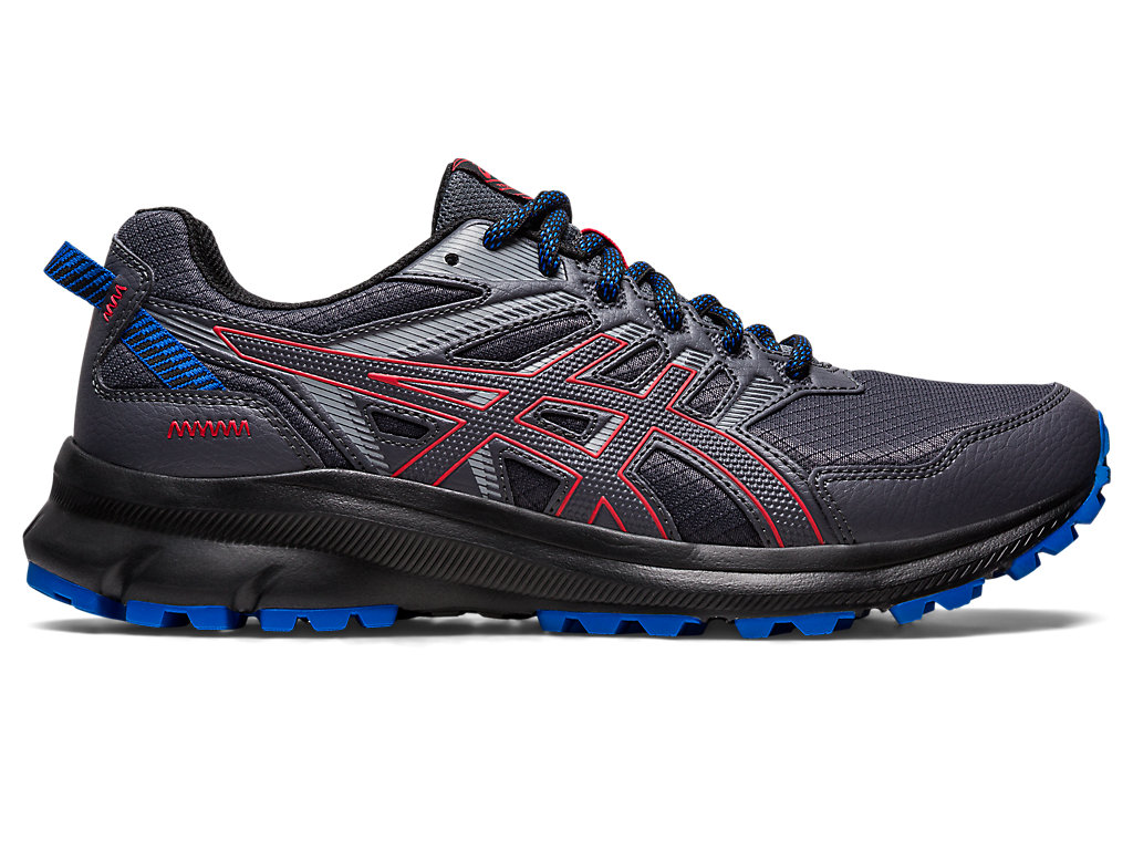 Men's Asics Trail Scout 2 Trail Running Shoes Grey / Red | 1765-FVRNL