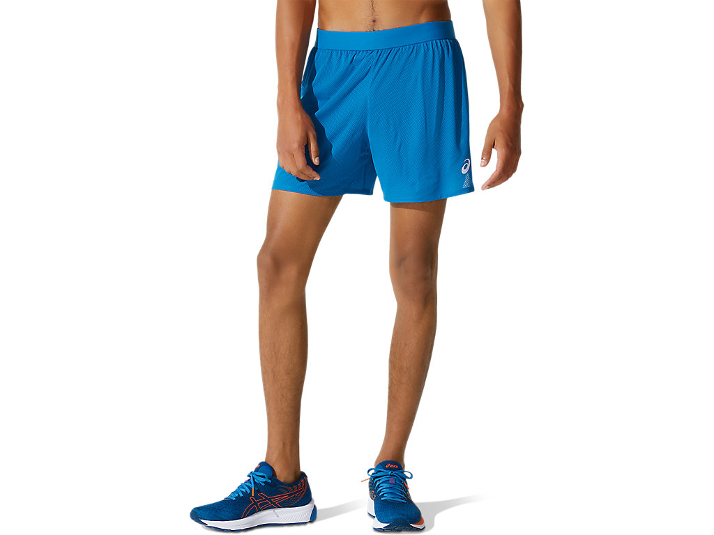 Men's Asics Ventilate 2-N-1 5in Shorts Blue / Blue | 6942-QTGZA