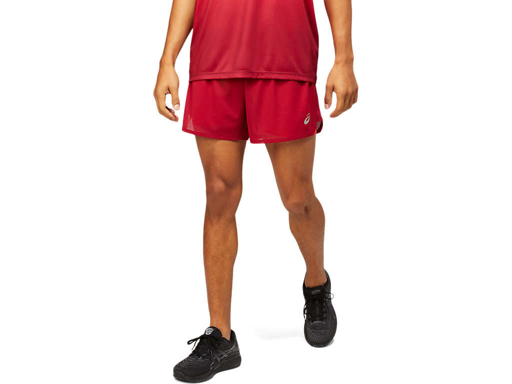 Men's Asics Ventilate 2-N-1 5in Shorts Burgundy / Red | 7128-WIEUA