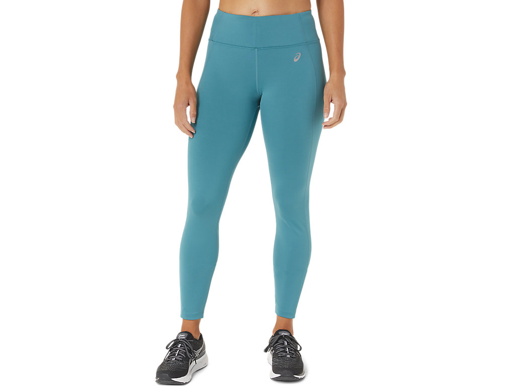 Women's Asics 7/8 Performance Leggings Deep Green | 3296-DFCLW