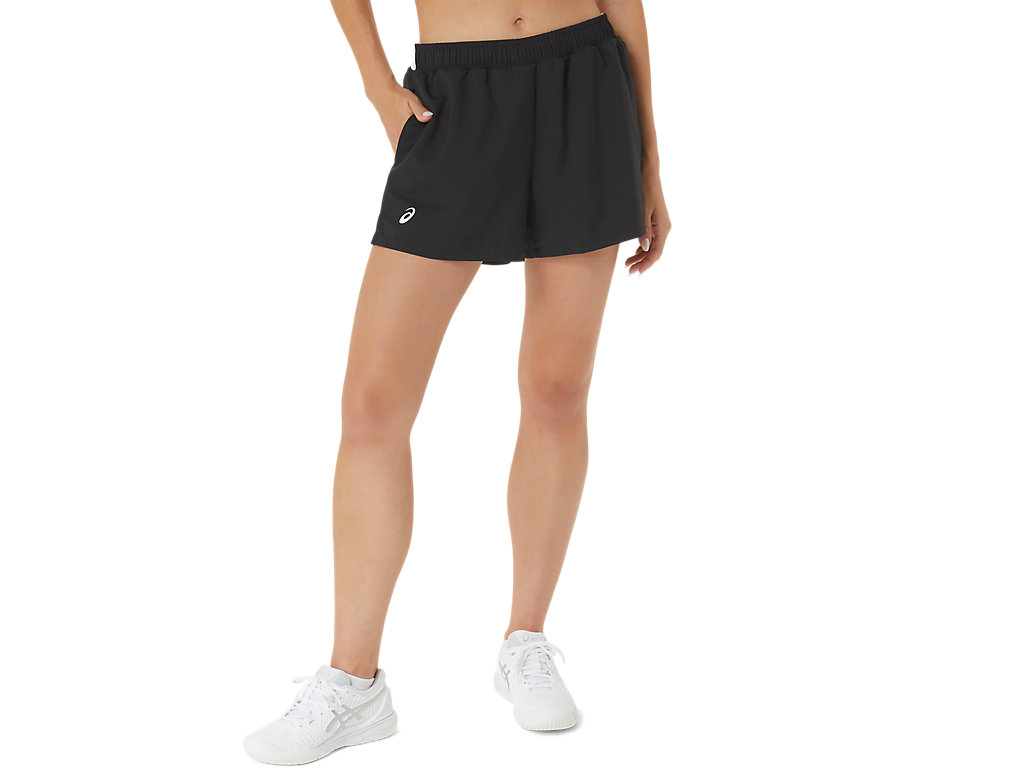 Women's Asics Court Pants Black | 4260-BKIJP