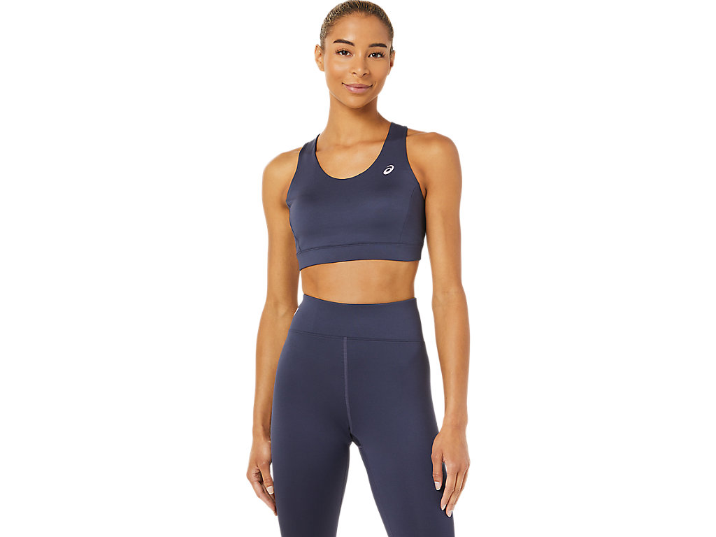 Women's Asics Cross Back Strapped Sports Bra Indigo | 2317-VSHPA