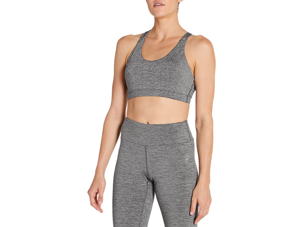 Women's Asics Crossback 2.0 Sports Bra Dark Grey | 6759-XFEMD