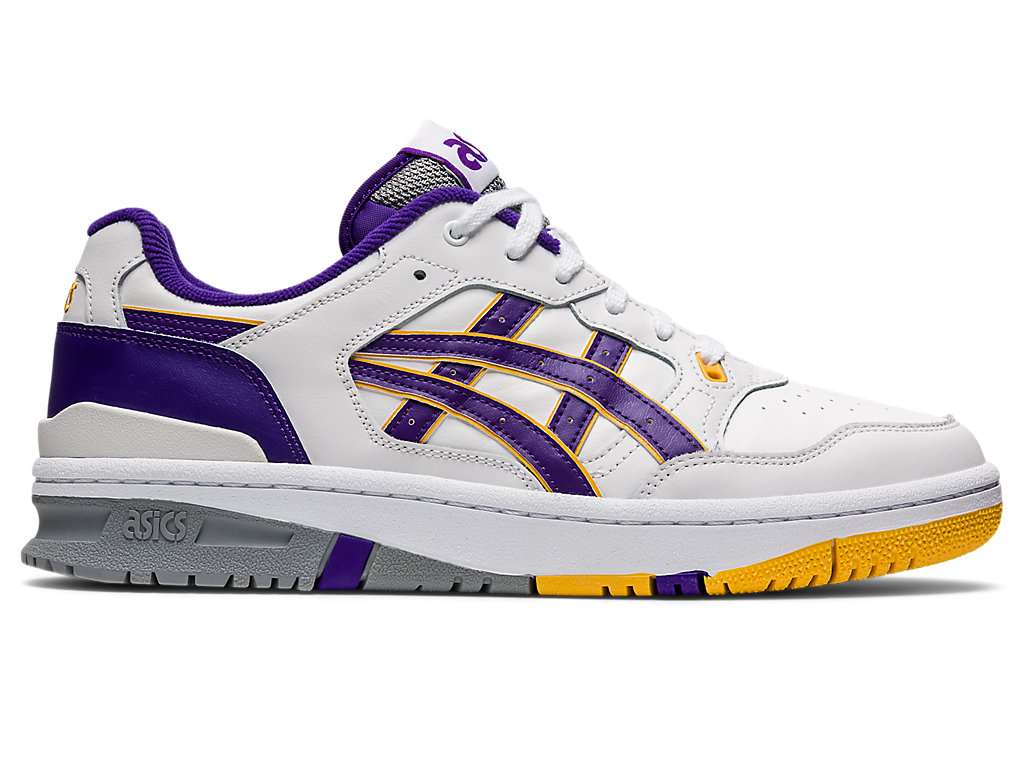 Women's Asics Ex89 Sneakers White / Purple | 7638-WPHSV