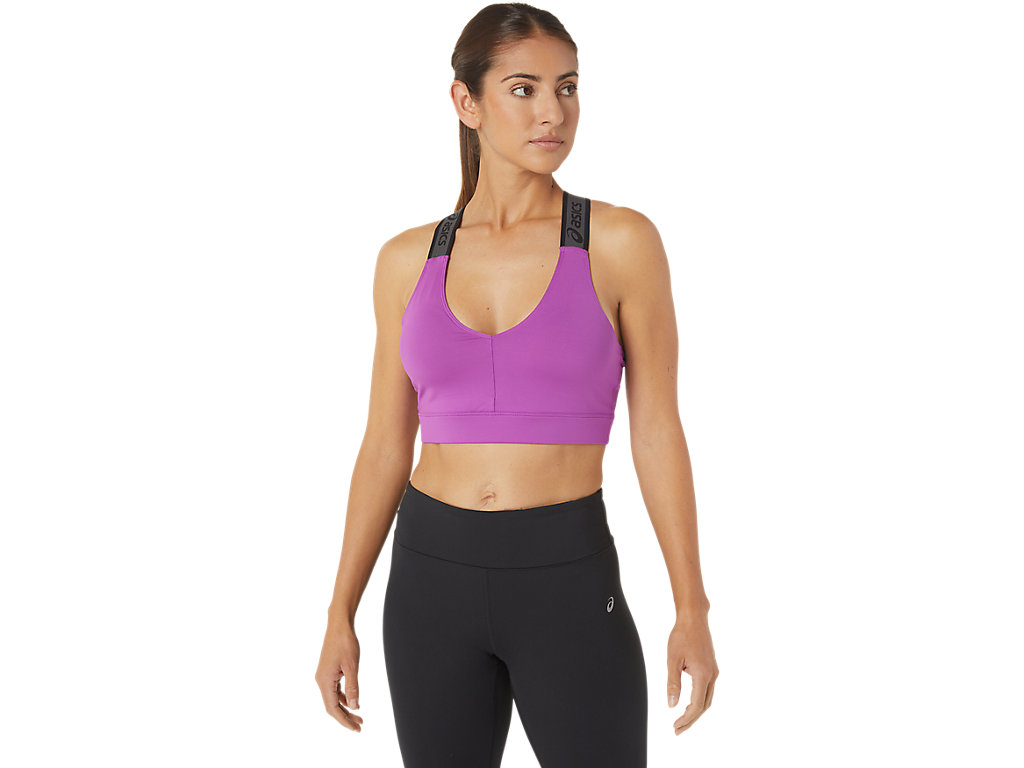 Women's Asics Fit Sana Sports Bra Purple | 0978-FYWMK