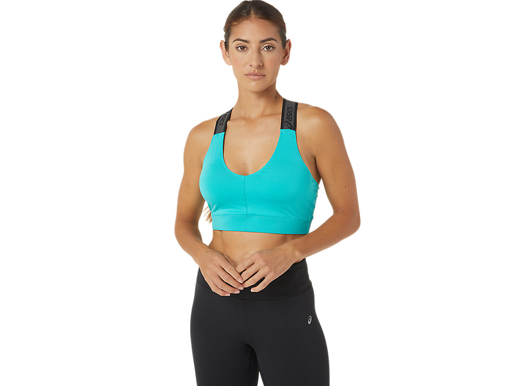 Women's Asics Fit Sana Sports Bra Turquoise | 4906-BKTDN