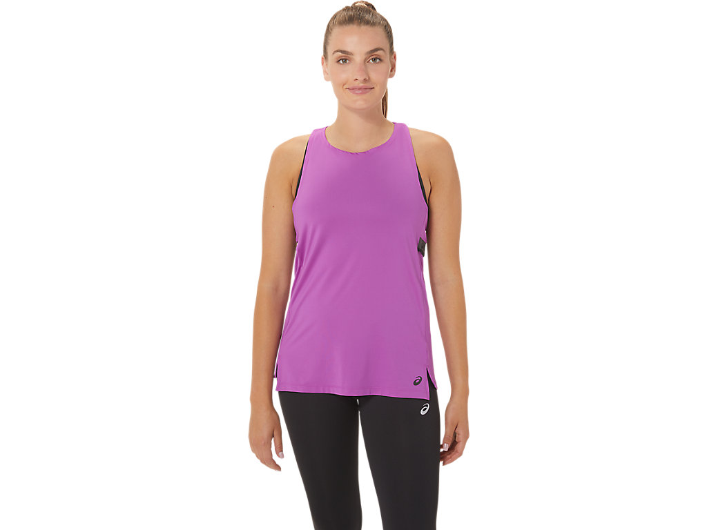 Women's Asics Fit Sana Tank T Shirts Purple | 6179-BNYWA