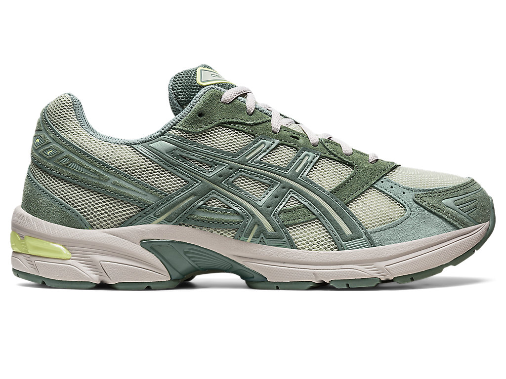 Women's Asics Gel-1130 Sneakers Olive Grey / Dark Green | 8107-HXEIT