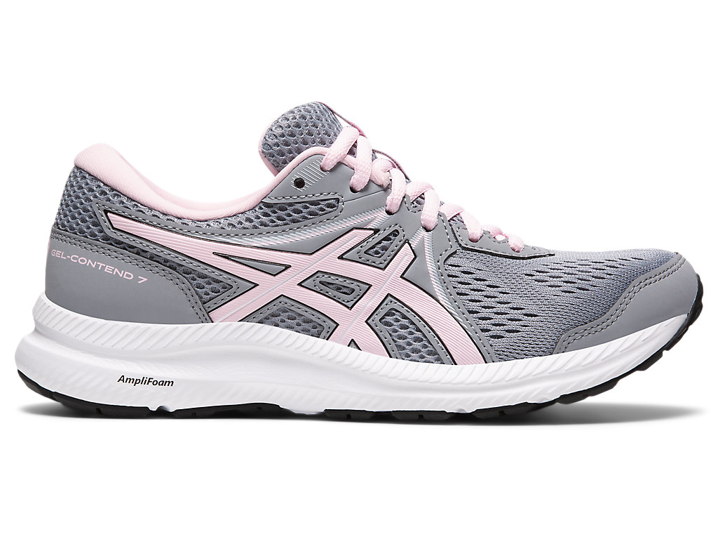 Women's Asics Gel-Contend 7 Walking Shoes Pink Light Blue | 2597-DTHPA