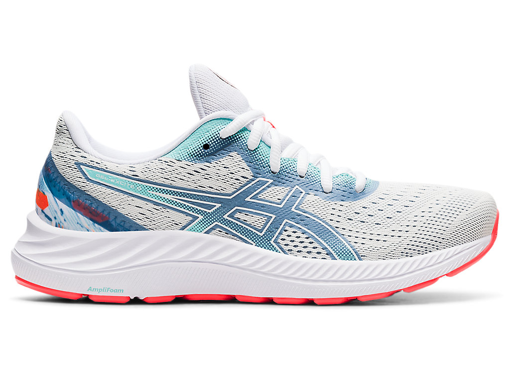 Women's Asics Gel-Excite 8 Walking Shoes White / White | 1547-EONRZ