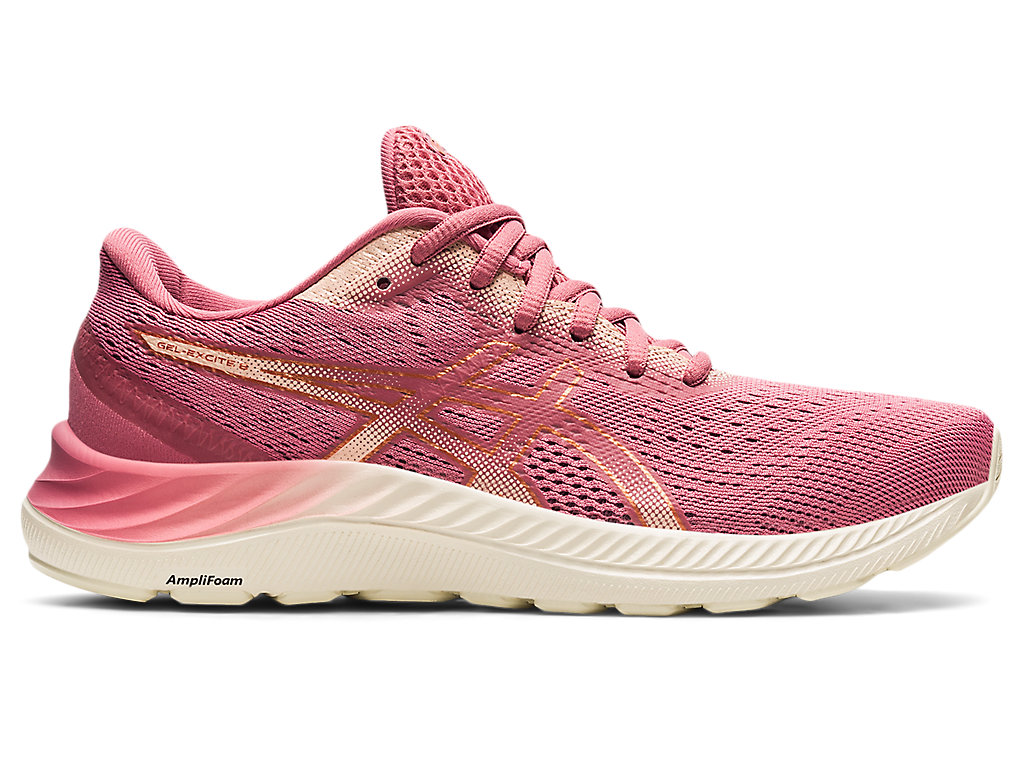 Women's Asics Gel-Excite 8 Walking Shoes Rose / Brown | 7168-SFTUB