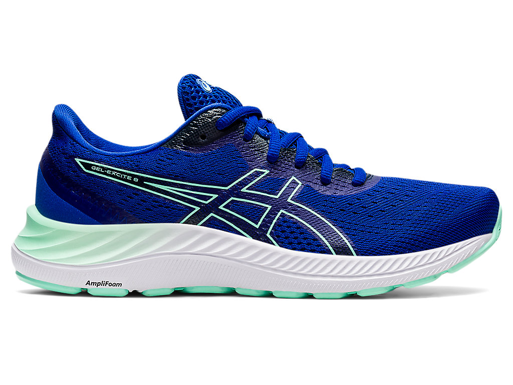 Women's Asics Gel-Excite 8 Walking Shoes Blue | 7325-DXLRQ