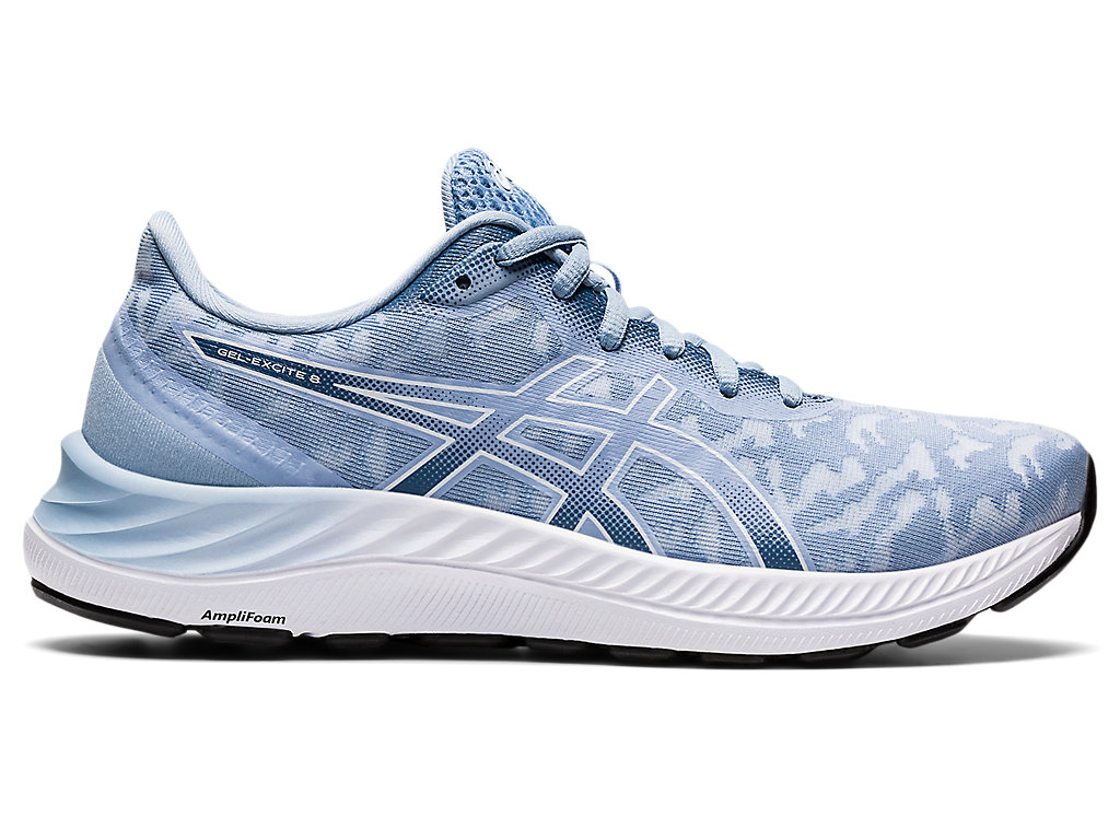 Women's Asics Gel-Excite 8 Walking Shoes White / White | 7654-GACXI