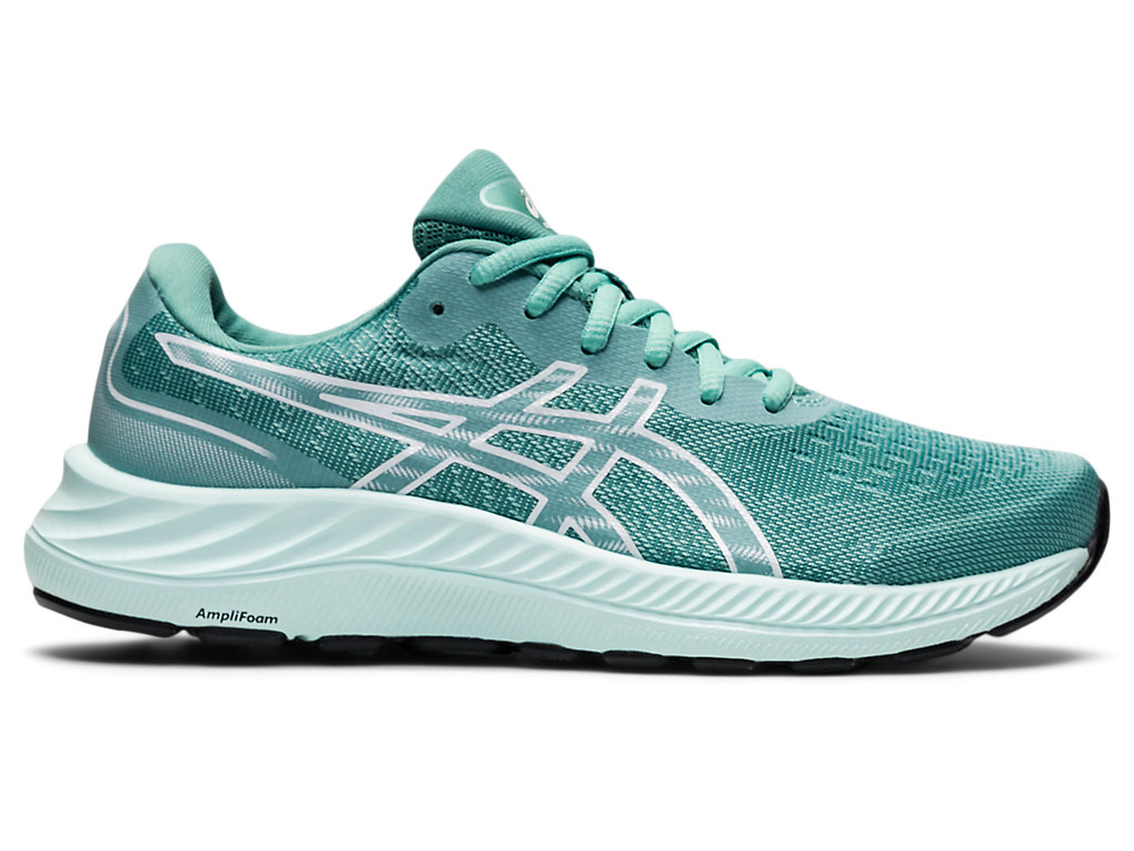 Women's Asics Gel-Excite 9 Walking Shoes Green / White | 8042-ZEUCK