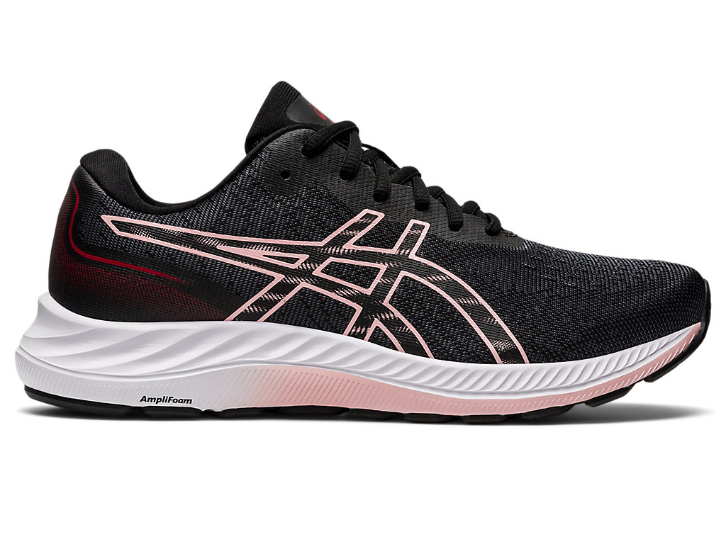 Women's Asics Gel-Excite 9 Walking Shoes Black / Rose | 8156-IPENW