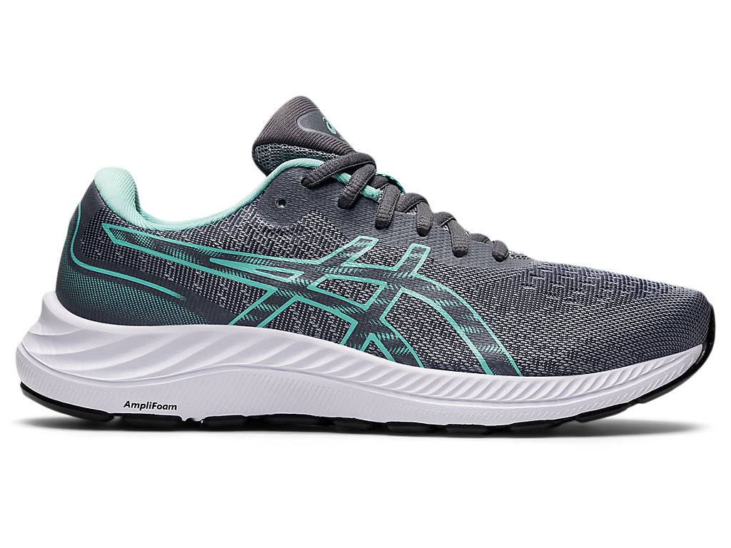 Women's Asics Gel-Excite 9 Wide Walking Shoes Green | 7356-MBSGJ