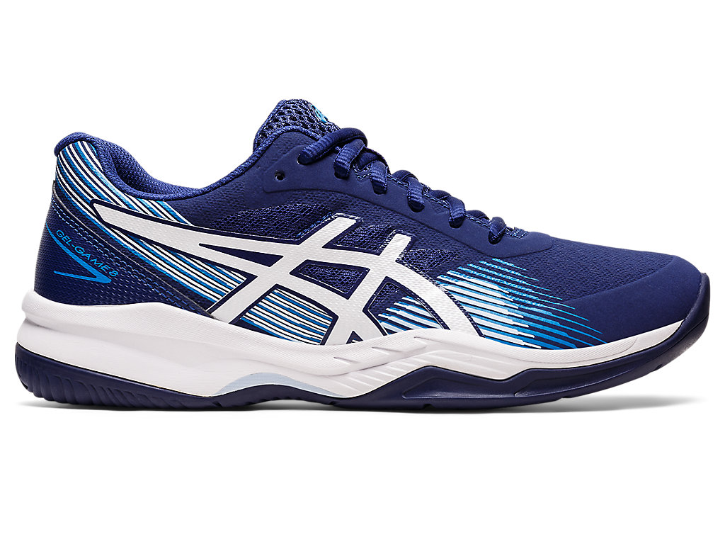 Women's Asics Gel-Game 8 Tennis Shoes Blue / White | 9423-CIALZ