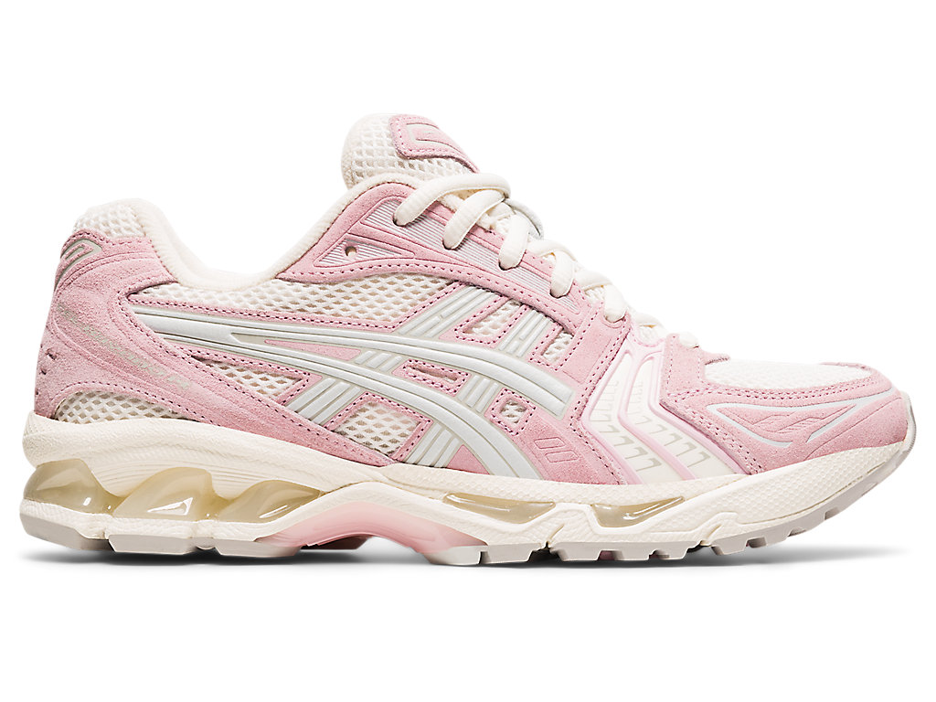 Women's Asics Gel-Kayano 14 Sneakers Cream / Pink Light Blue | 7805-TECYN