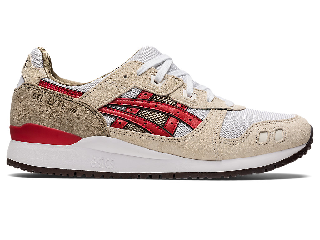 Women's Asics Gel-Lyte Iii Og Sneakers Grey / Red | 9042-CEGOT