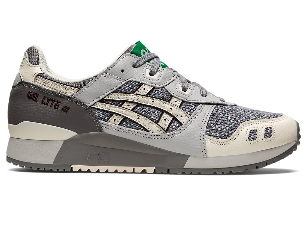 Women's Asics Gel-Lyte Iii Og Sneakers Grey / Cream | 9218-BDEIQ