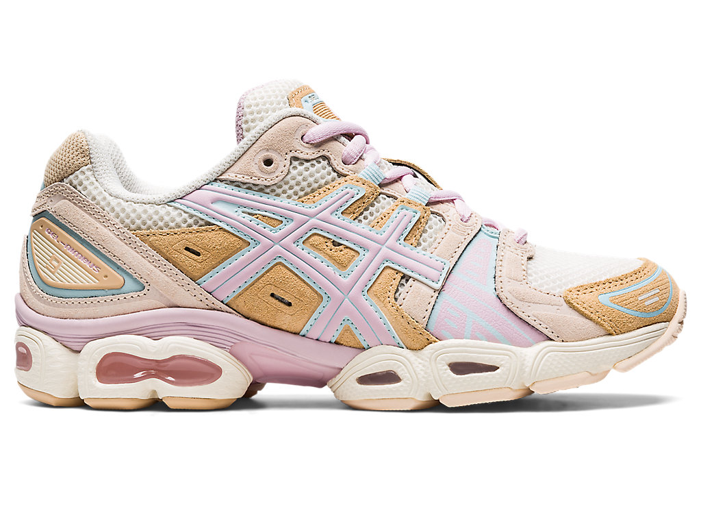 Women's Asics Gel-Nimbus 9 Sneakers Cream / Rose | 2580-RHGXT