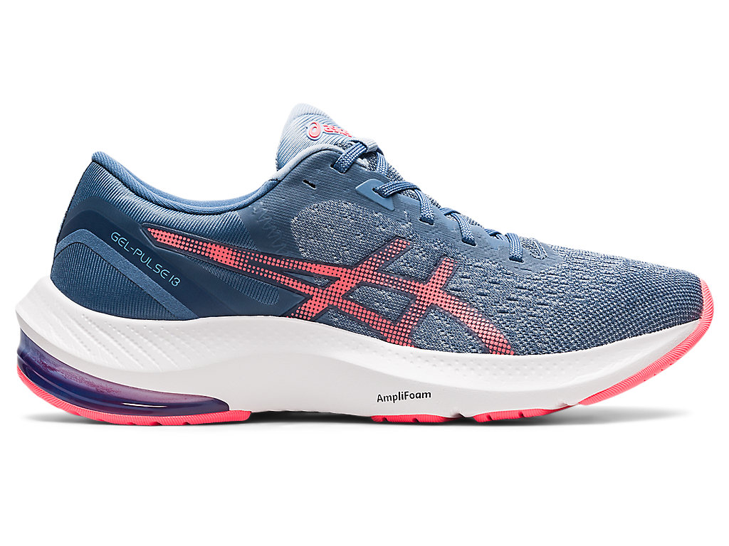 Women's Asics Gel-Pulse 13 Walking Shoes Blue / Coral | 1592-TNERG