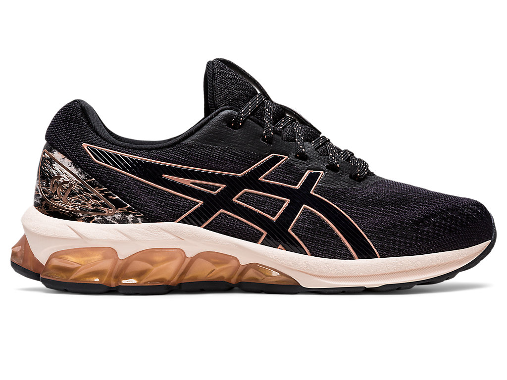 Women's Asics Gel-Quantum 180 Vii Sneakers Black / Rose Gold | 2175-NTIBZ