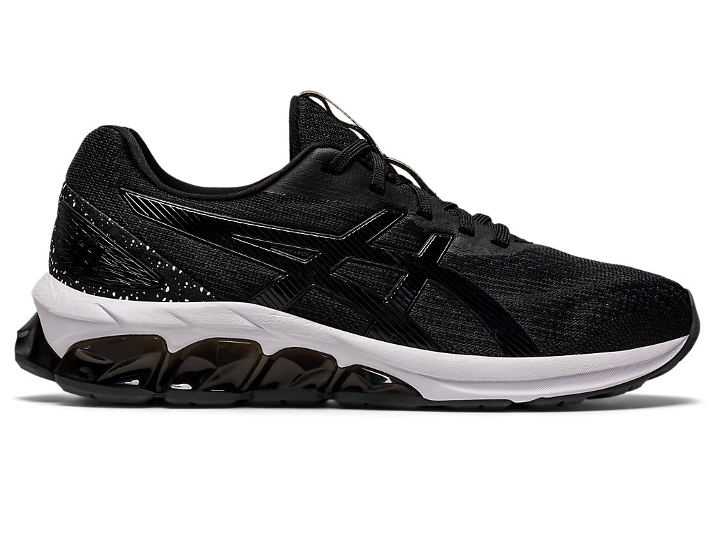 Women's Asics Gel-Quantum 180 Vii Sneakers Black / White | 5416-CDSBG