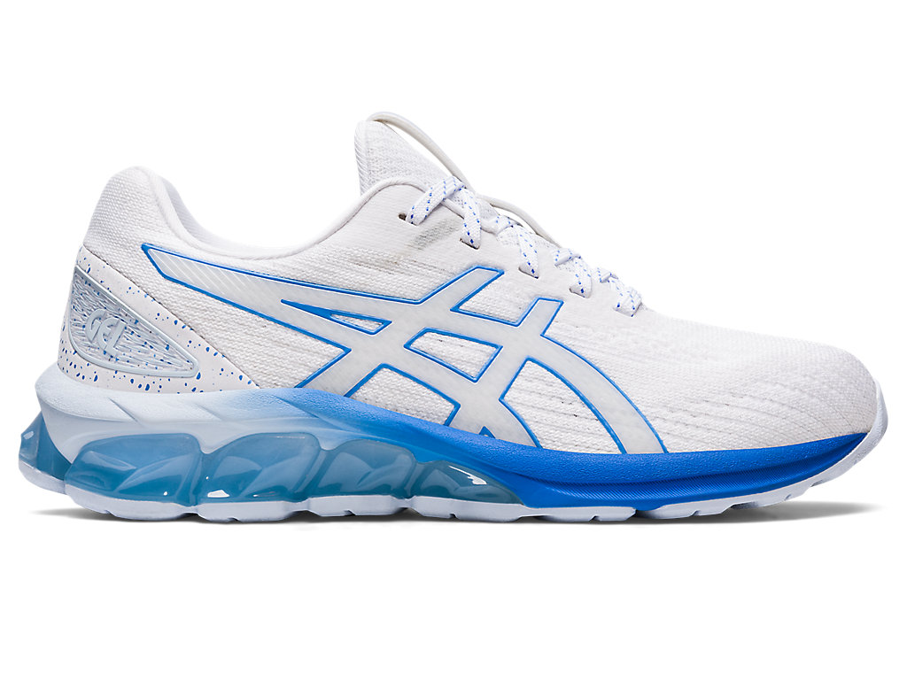 Women's Asics Gel-Quantum 180 Vii Sneakers White / Blue | 9624-RBXDJ