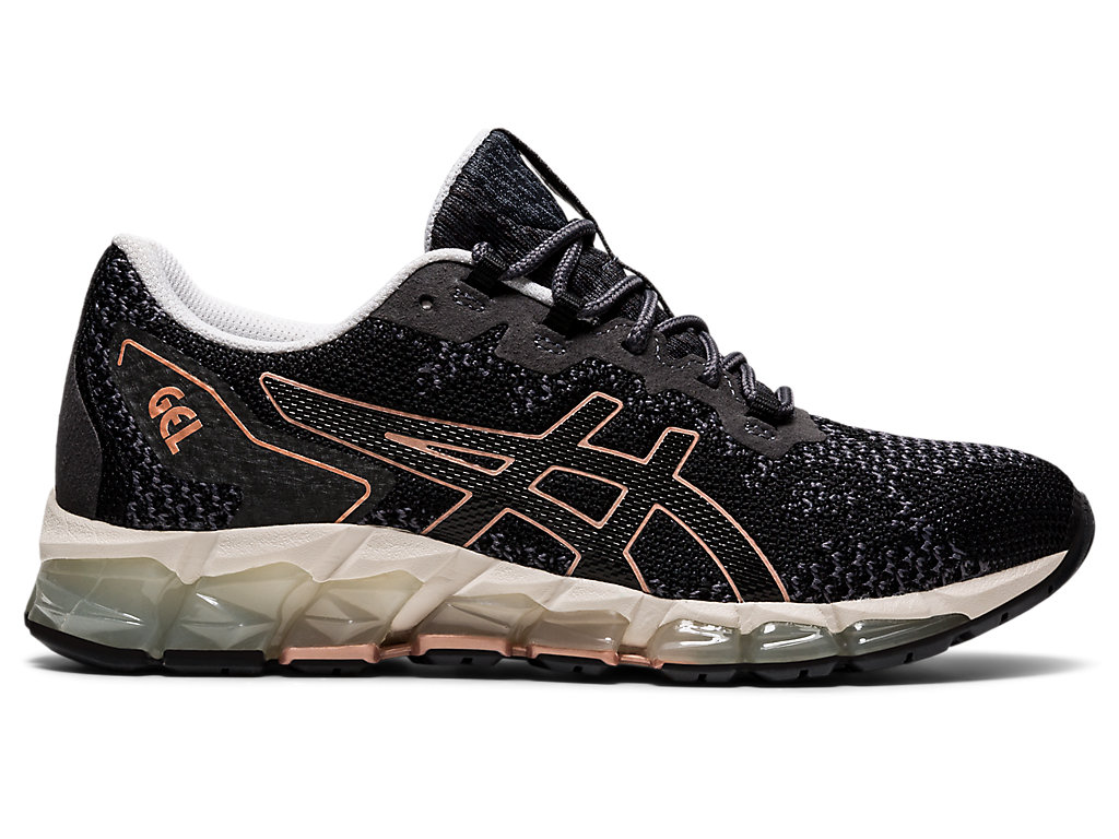 Women's Asics Gel-Quantum 360 6 Knit Sneakers Black / Grey | 5840-CZNRF