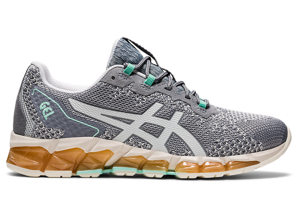 Women's Asics Gel-Quantum 360 6 Knit Sneakers Grey | 9678-SRMGJ