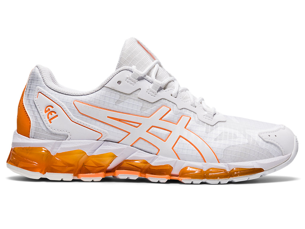 Women's Asics Gel-Quantum 360 6 Sneakers White / Orange Coral | 0398-MEVGB