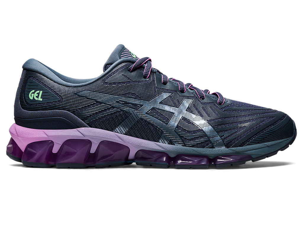 Women's Asics Gel-Quantum 360 Vii Sneakers Black / Purple | 5762-CNJDU