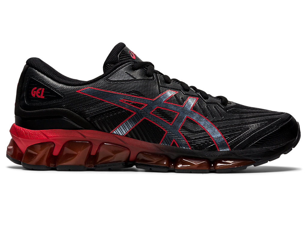 Women's Asics Gel-Quantum 360 Vii Sneakers Black / Red | 6412-VOXHB